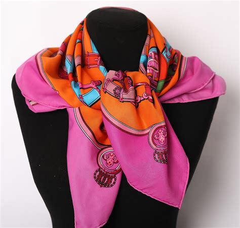 hermes silk head scarf